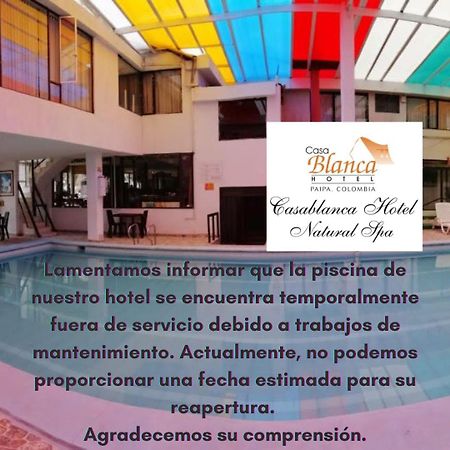 Hotel Casablanca Natural Spa Paipa Extérieur photo